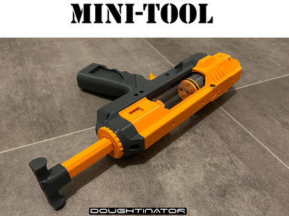 Mini-Tool | 3D Printable Single-Shot T-Pull NERF Blaster: Digital STL Download